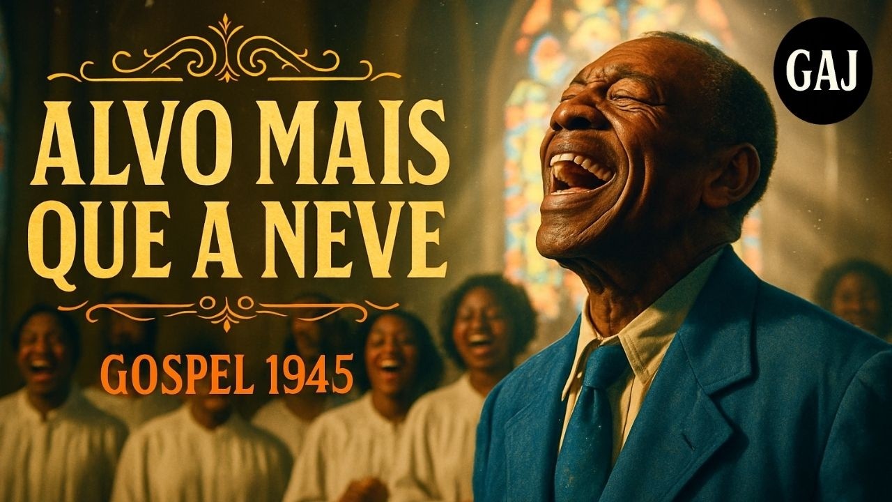 Alvo Mais Que a Neve (Harpa Cristã 39) – Gospel 1945 – Hino Antigo