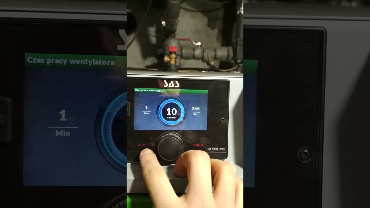 Moje ustawienia serwisowe w sterowniku tech st-550 z pid,. SAS EFEKT 23KW