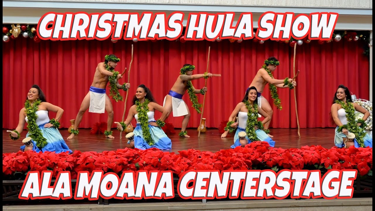 Christmas Hula Show at Ala Moana Centerstage 5pm Monday - Friday December 7, 2023