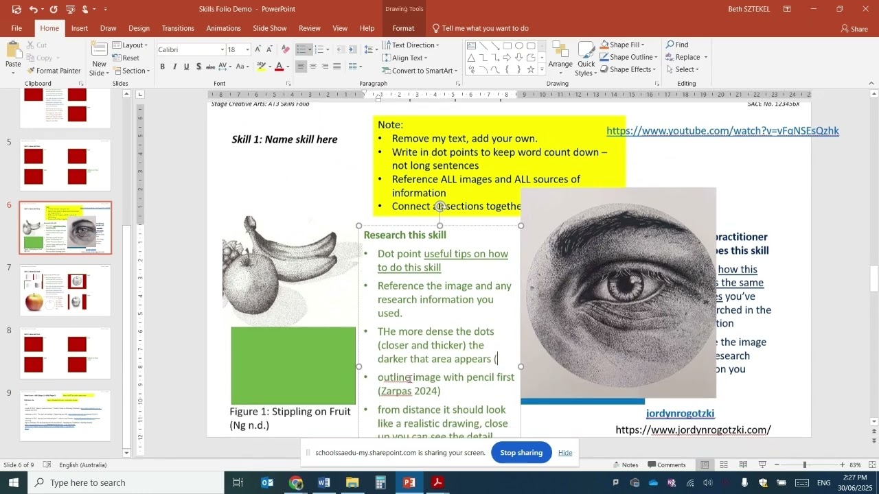 Skills Folio Think Aloud