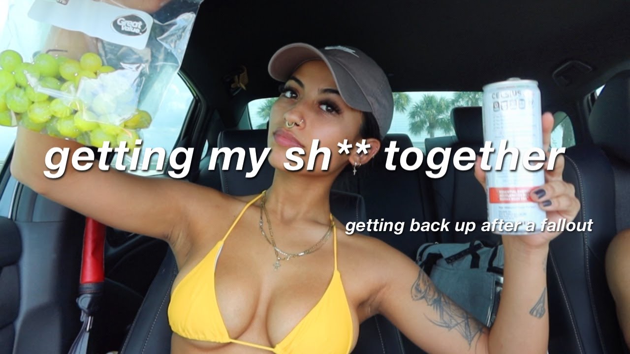 watch me get my life back together after a downfall | fitness + groceries + errands + MERCH WEBSITE