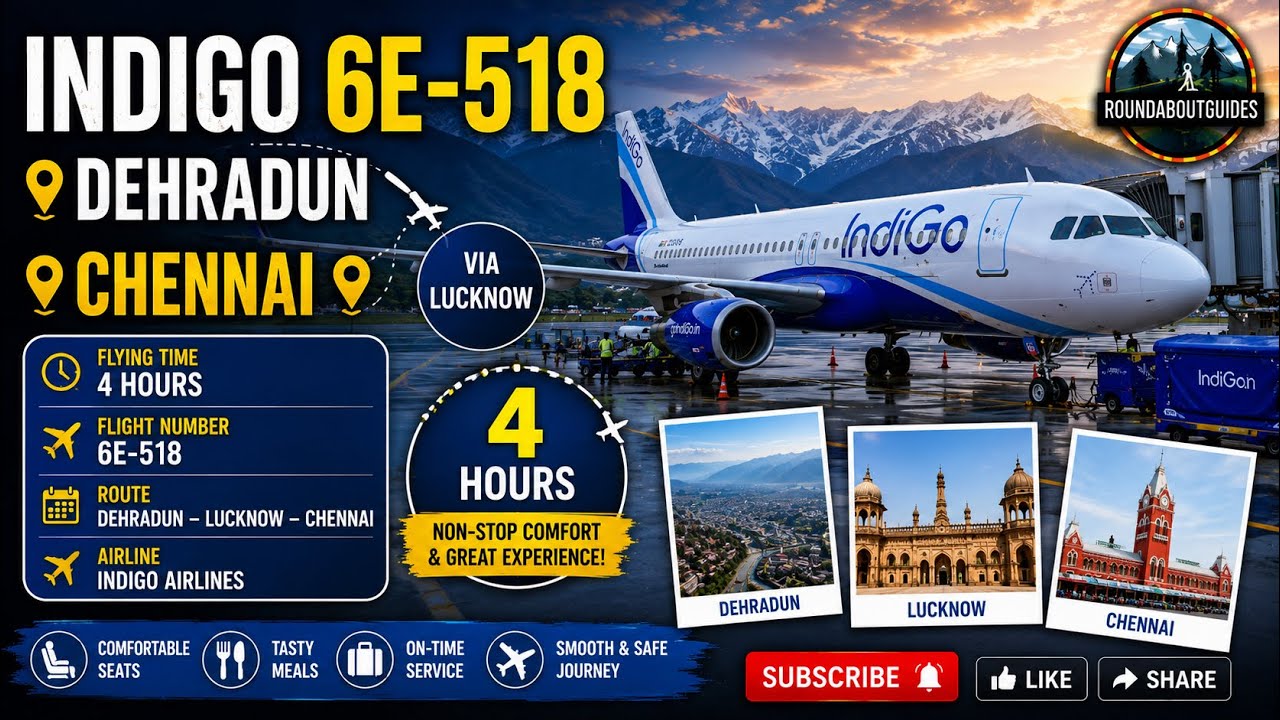 Dehradun to Chennai Flight Journey Vlog in tamil | Indigo 6E| Episode - 585 | Feb 2 2026