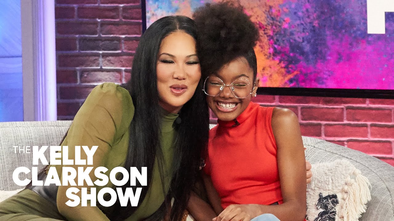 Kimora Lee Simmons Wears Dress Designed By 12-Year-Old Protégé On 'The Kelly Clarkson Show'
