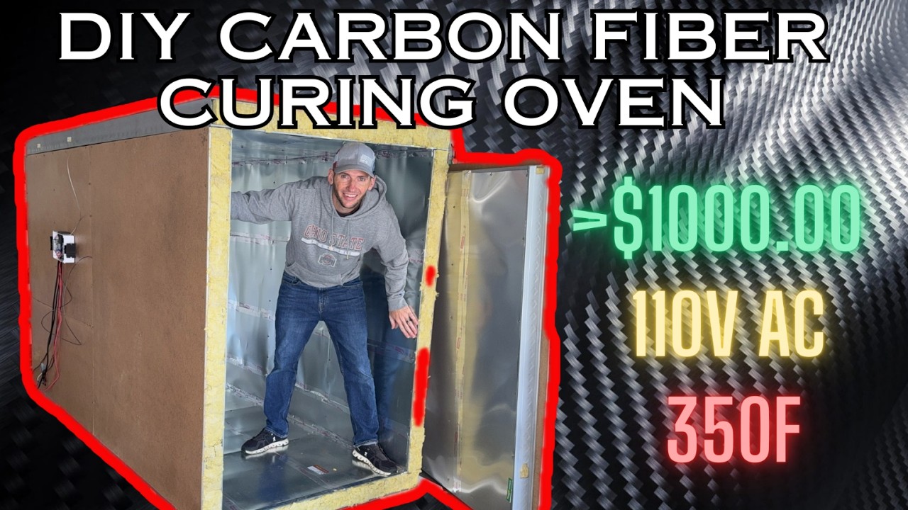 I Built a Giant Easy-Bake Oven for Carbon Fiber (Maybe Powder Coating?) | DIY Composite Curing Oven
