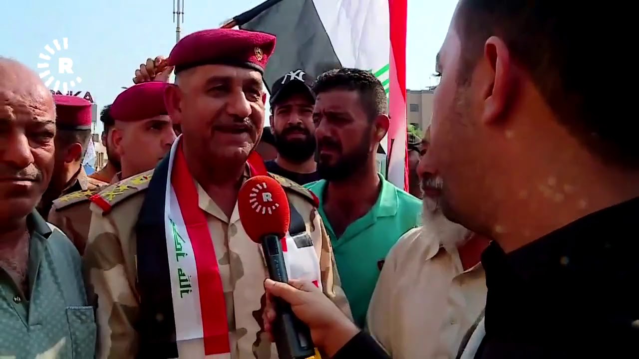 قائد عمليات بغداد الفريق الركن قيس المحمداوي يوجه رسالة مهمة للمتظاهرين عبر رووداو