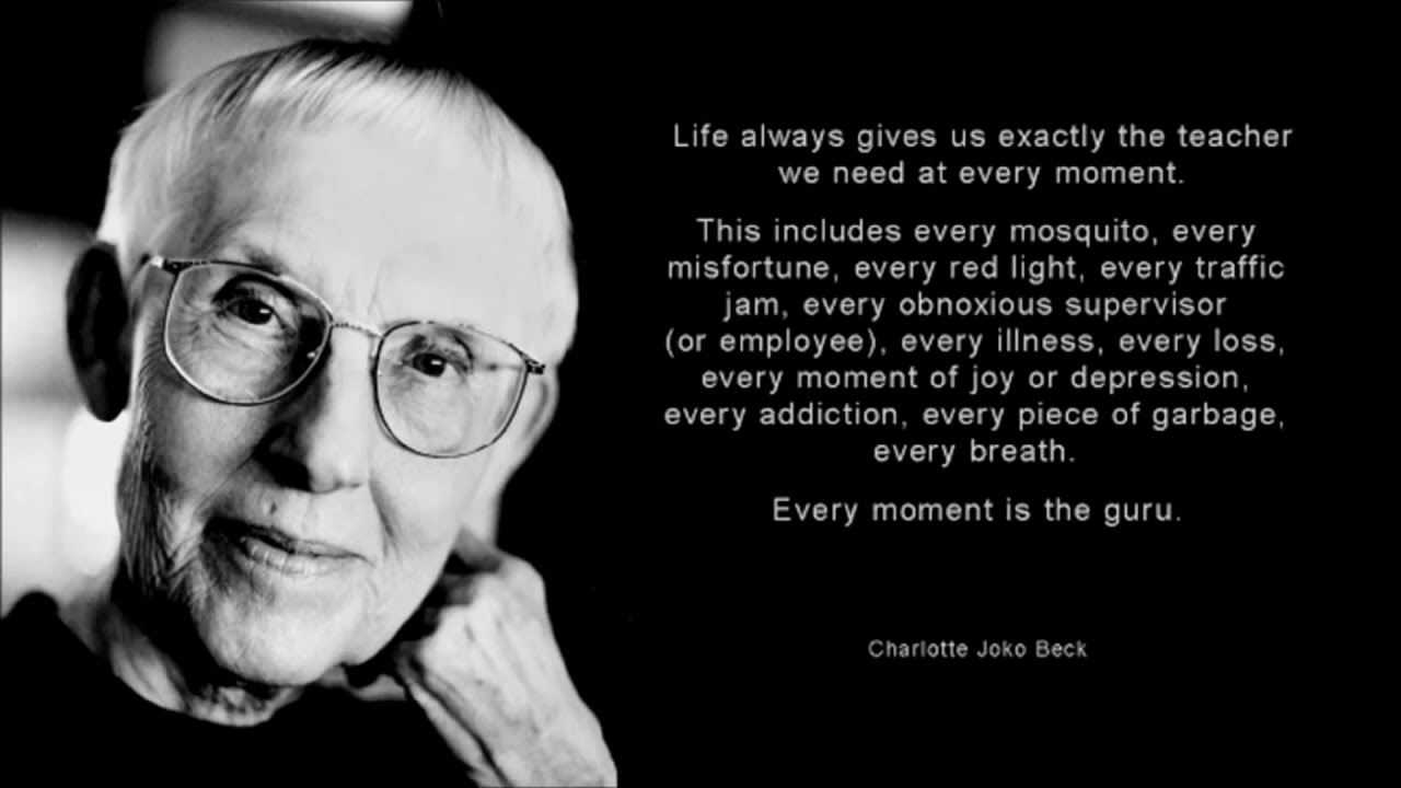 Joko Beck Dharma Talk: 