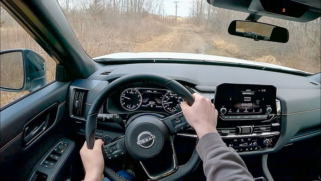 2023 Nissan Pathfinder Rock Creek - POV Test Drive (Binaural Audio)