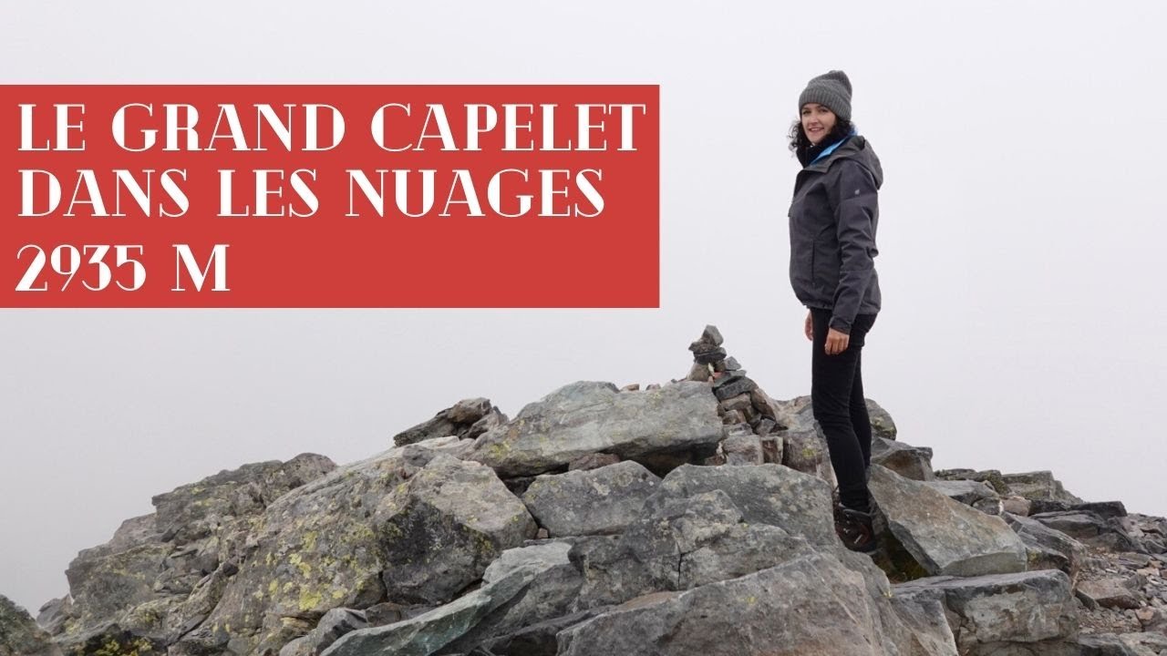 La tête dans les nuages au Grand Capelet dans le Mercantour...à 2935 m
