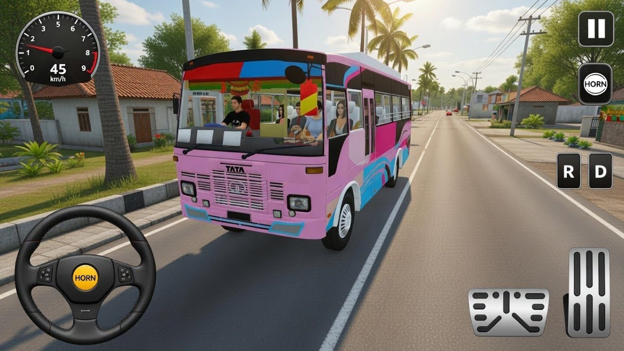 Tata Old Bus Mod Bussid | Passenger Transport Trip | Bus Simulator Indonesia Android Gameplay 