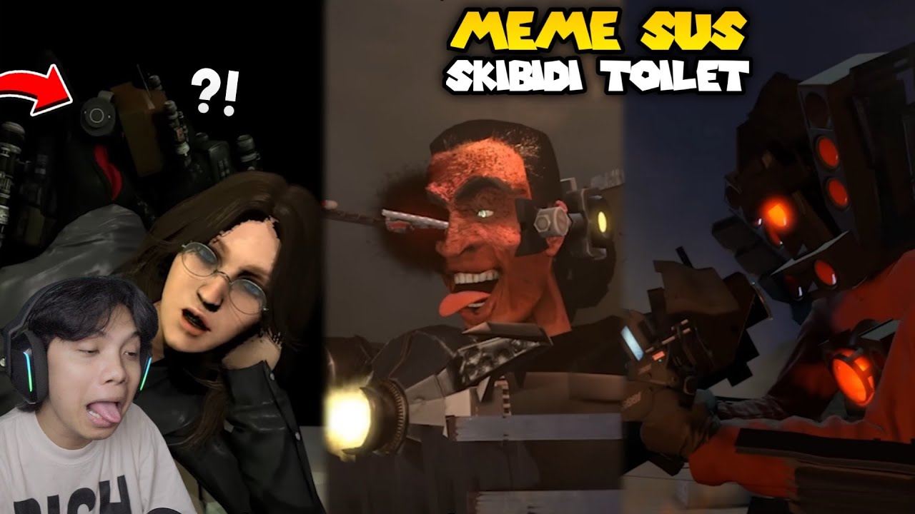 React MEME SUS Skibidi Toilet TERBARU! EPISODE PALING SUS~