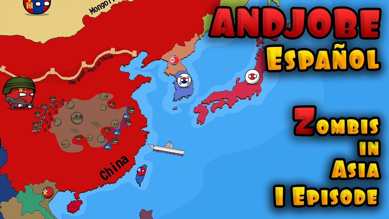 Zombis en Asia. 1 episodios. Countryballs