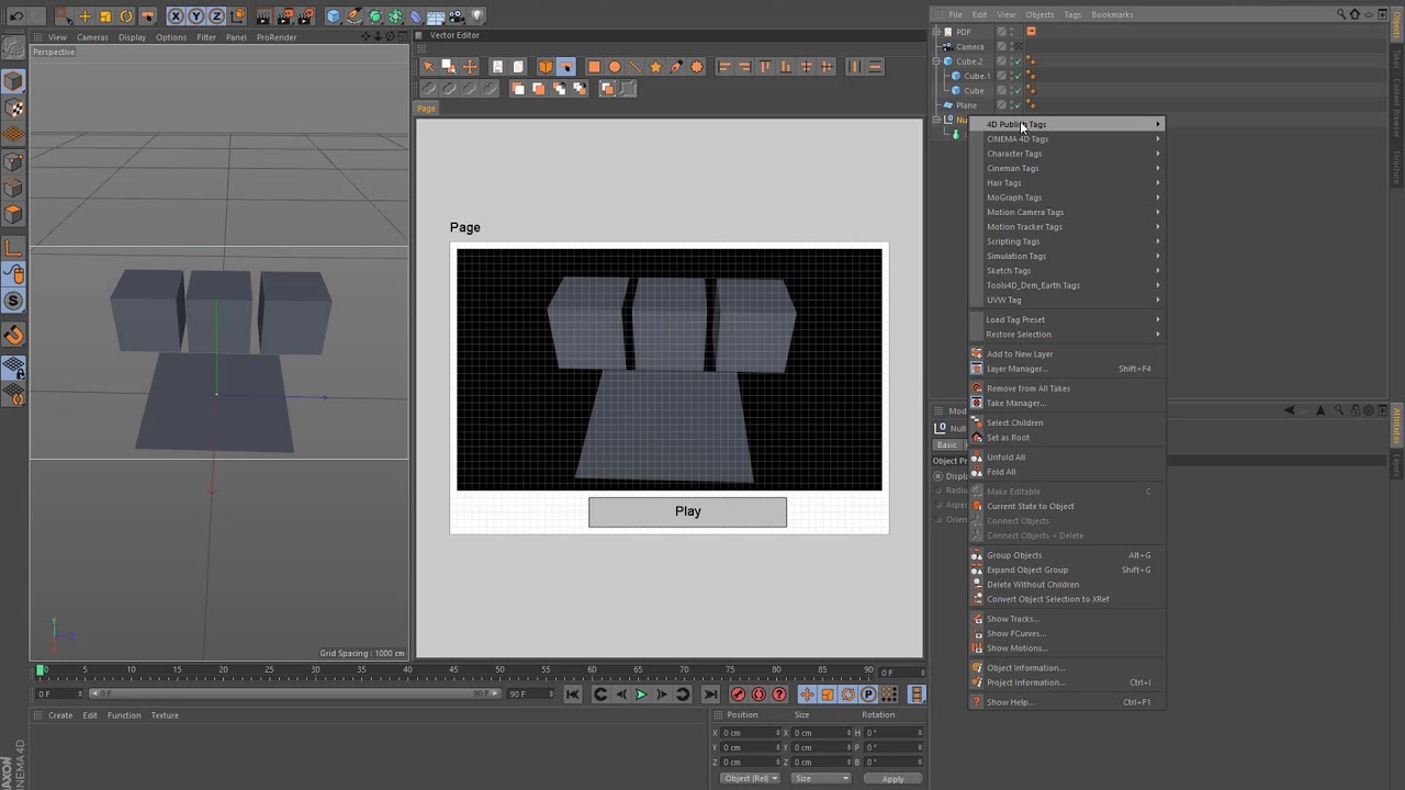 4D Publish: Export Tag Overview