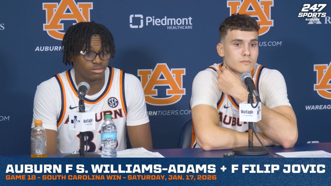 Auburn F Filip Jović + F Sebastian Williams-Adams - South Carolina Win