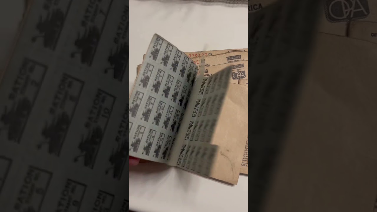 WW2 War Ration Books 