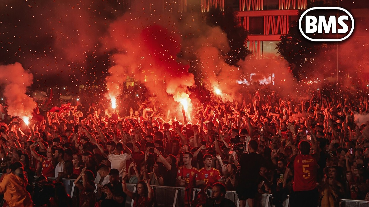 SPAIN FANS GO WILD IN MADRID AFTER WORLD CUP WIN! 🤯 Spain 1-0 Argentina 🏆 2026 FIFA World Cup Final