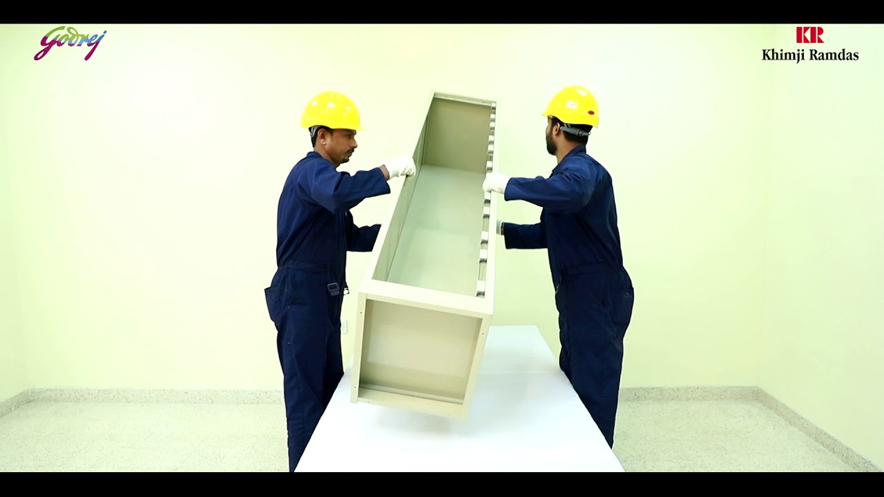 Assembly video of six compartment locker cabinet of Godrej & Khimji, Oman - Model LC 6- Full Version