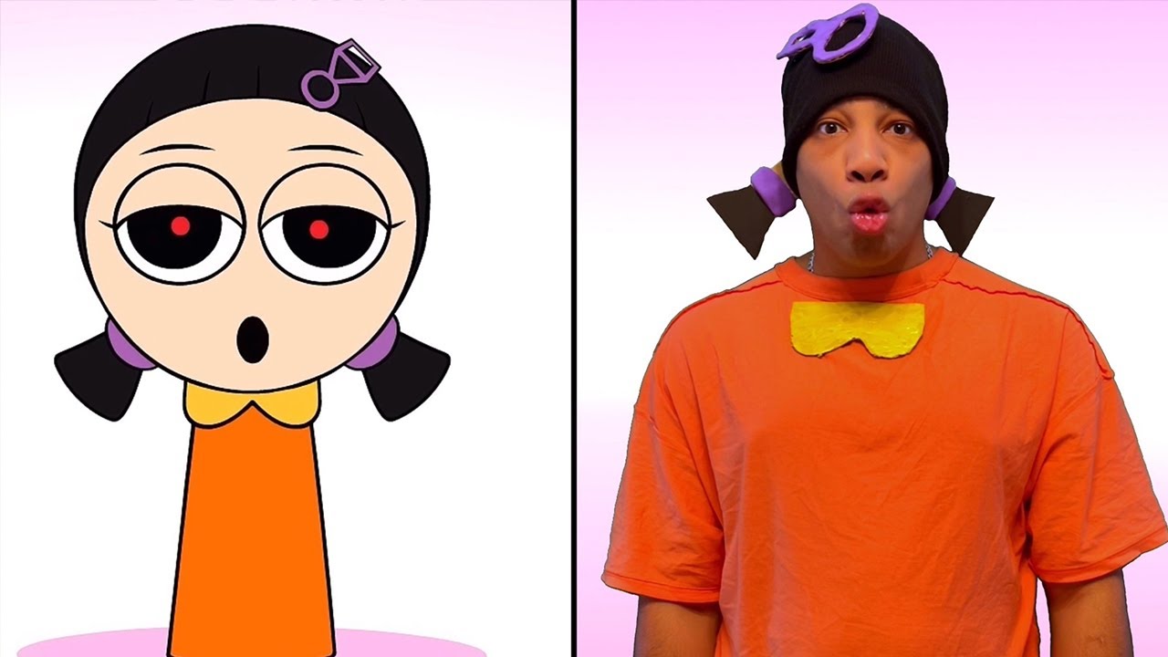 Sprunki 4 Phase 2 DOLL Squid Game Incredibox in Real life. ❤️ #sprunki #incredibox