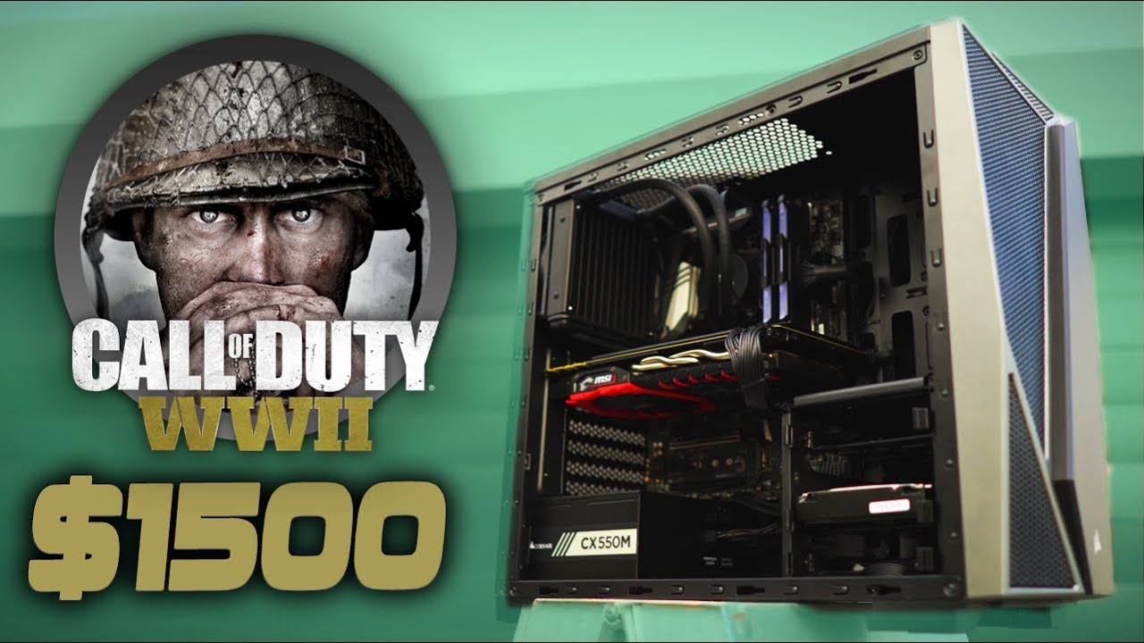 Build a MONSTER $1500 Call of Duty World War 2 GAMING PC