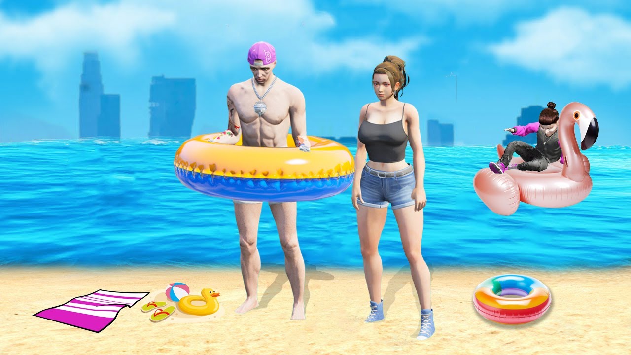 MERGEM la PISCINA in GTA 5!
