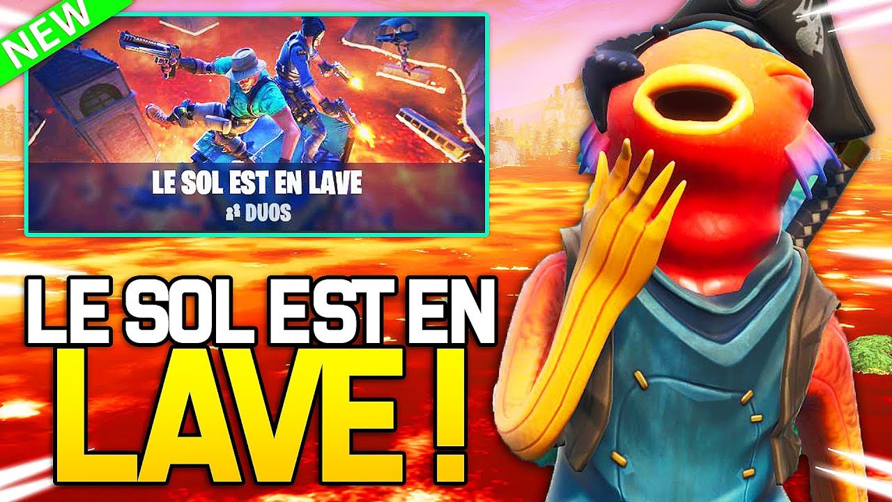LE NOUVEAU MODE ''LE SOL EST EN LAVE'' EST ENFIN SORTI SUR FORTNITE !
