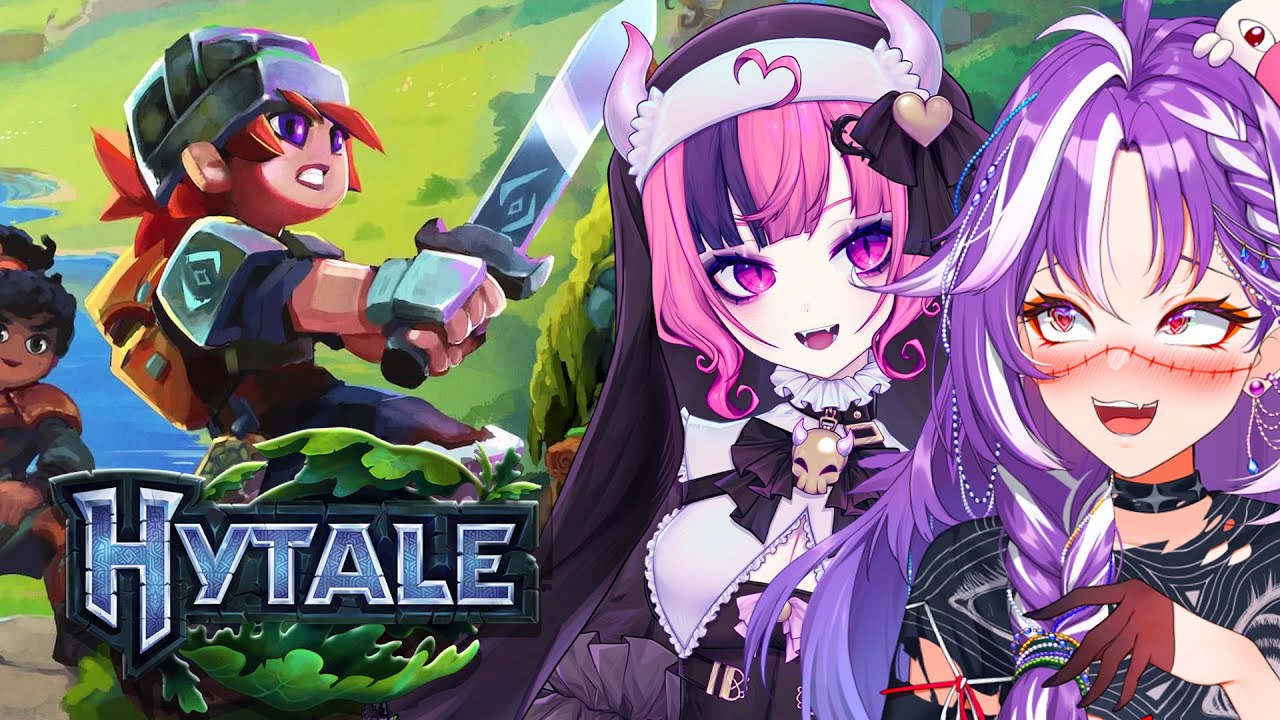 Мичи и его друзья впервые играют в Hytale!