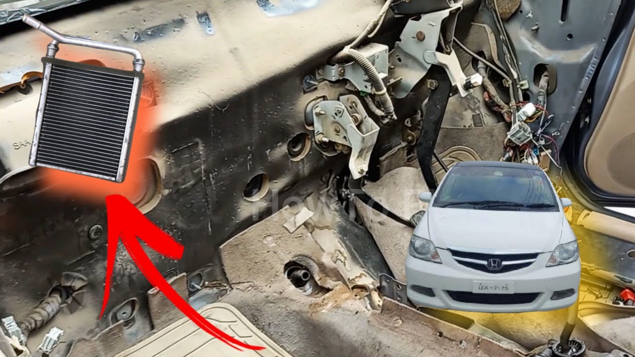 How to open DASHBOARD of Honda City and fix AC HEATER COILS | HEATER CORE  - HowTo Fix