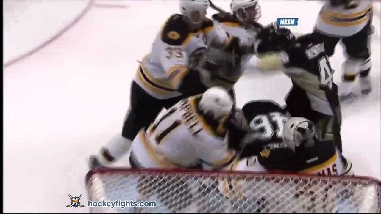 Gregory Campbell vs Joe Vitale Dec 5, 2011 - NESN feed