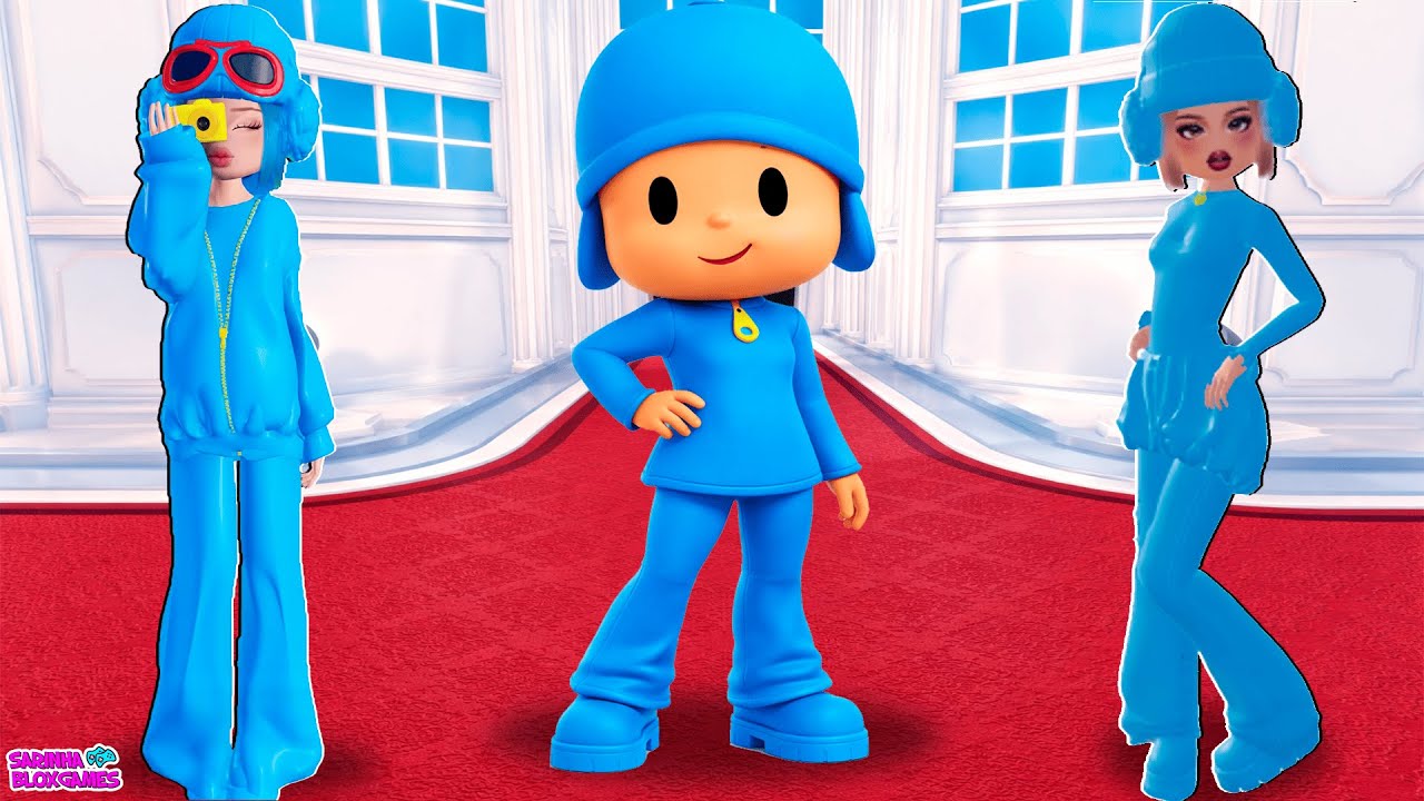 VIRAMOS O POCOYO no  Dress To Impress ✨Roblox