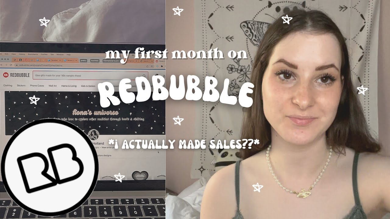 МОЙ ПЕРВЫЙ МЕСЯЦ НА REDBUBBLE (я действительно продал???) // *советы и то, чему я научился*