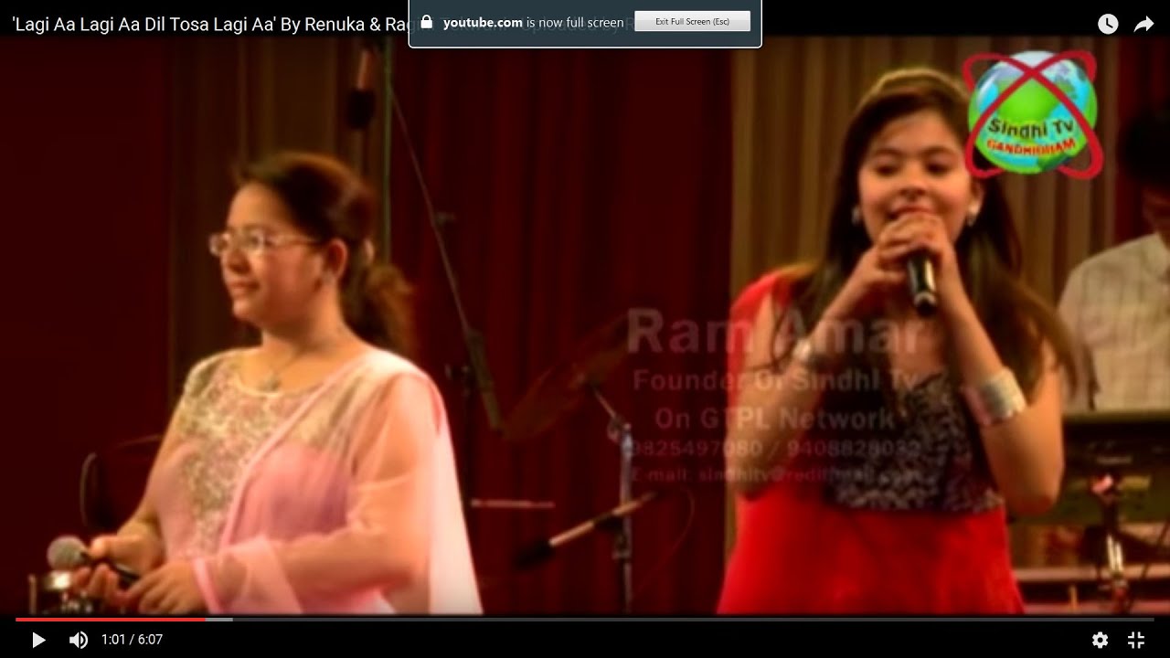 'Lagi Aa Lagi Aa Dil Tosa Lagi Aa' By Renuka & Ragini Tekwani - Produced by Ram Amarnani