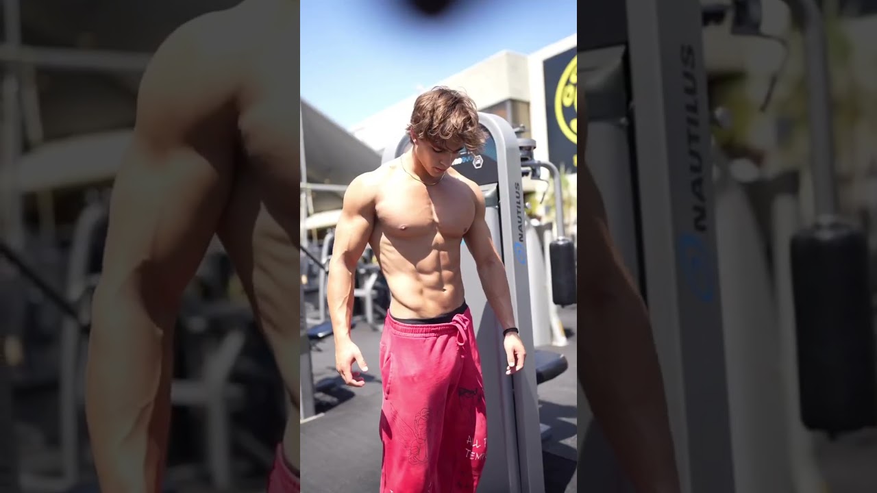 Young Muscle Guy Training