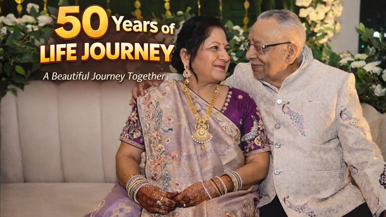 50 Years of Togetherness | Golden Jubilee Life Journey | 50th Wedding Anniversary