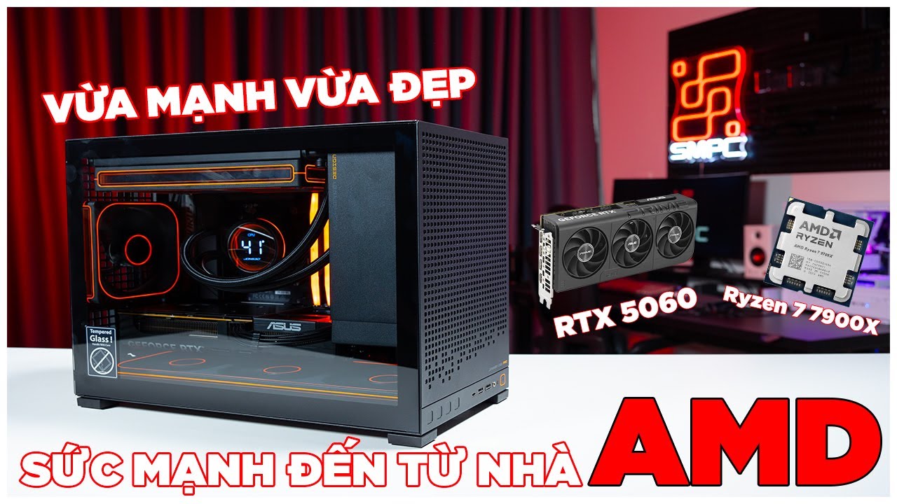 AMD GIỜ NGON QUÁ RỒI, PC VỪA MẠNH VỪA MÁT LẠI CÒN ĐẸP  | RYZEN 7 9700X RTX 5060 8GB