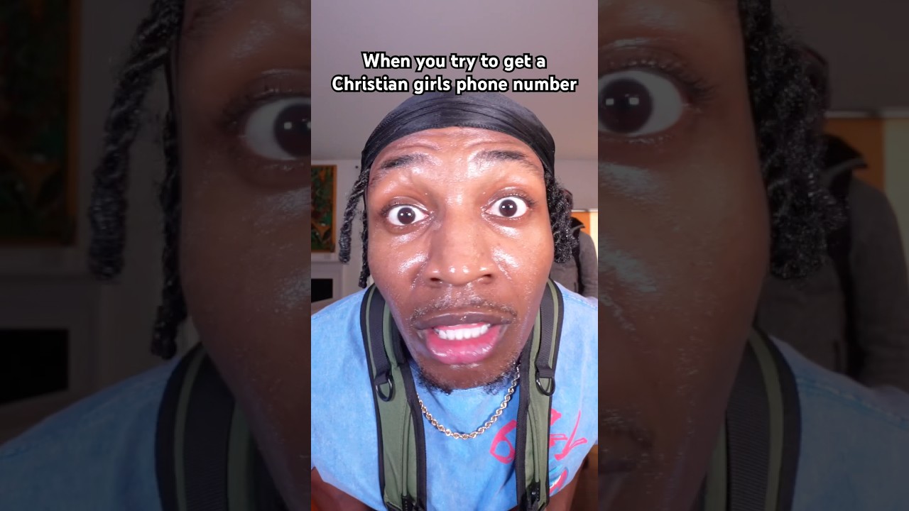 When you try to get a Christian girls phone number | #shorts