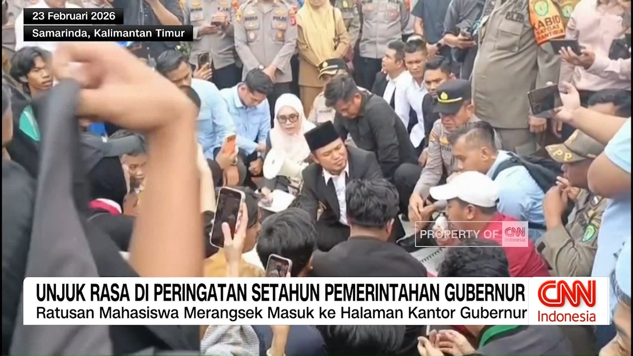 Unjuk Rasa di Peringatan Setahun Pemerintahan Gubernur Kalimantan Timur