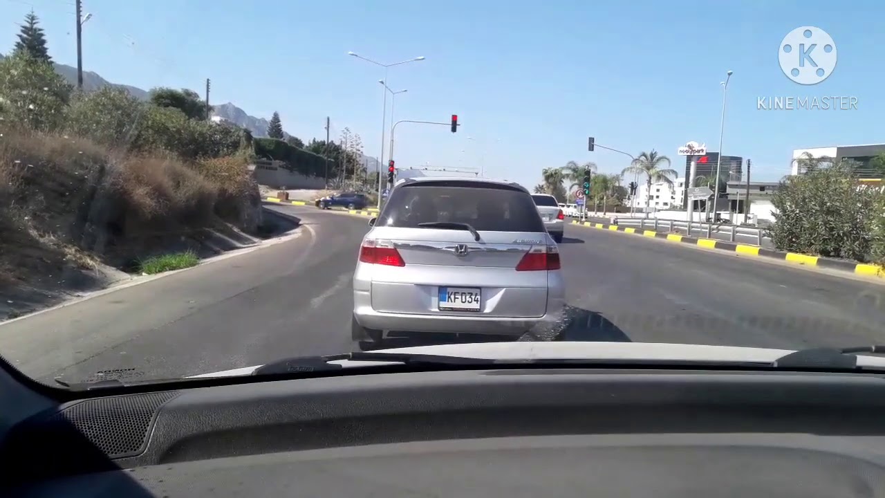 North Cyprus Roadtrip from Ozankoy Main road to MR Pound Plus||Zeytinlik Kyrenia