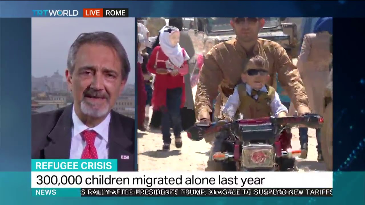IFRC report on child migrant: Interview with Francesco Rocca