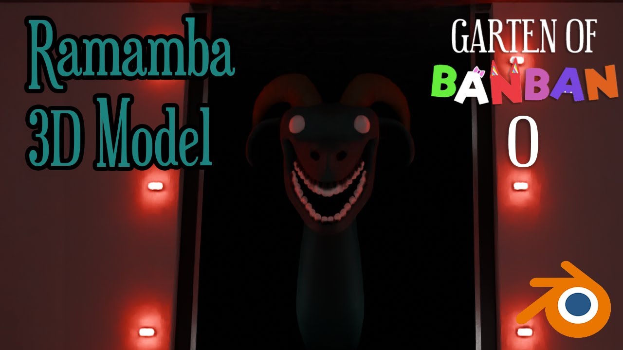 Unschooling with Fin - 3D Modeling Ramamba from #gartenofbanban0