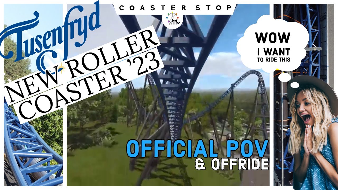 Tusenfryd new rollercoaster 2023 Official POV and offride