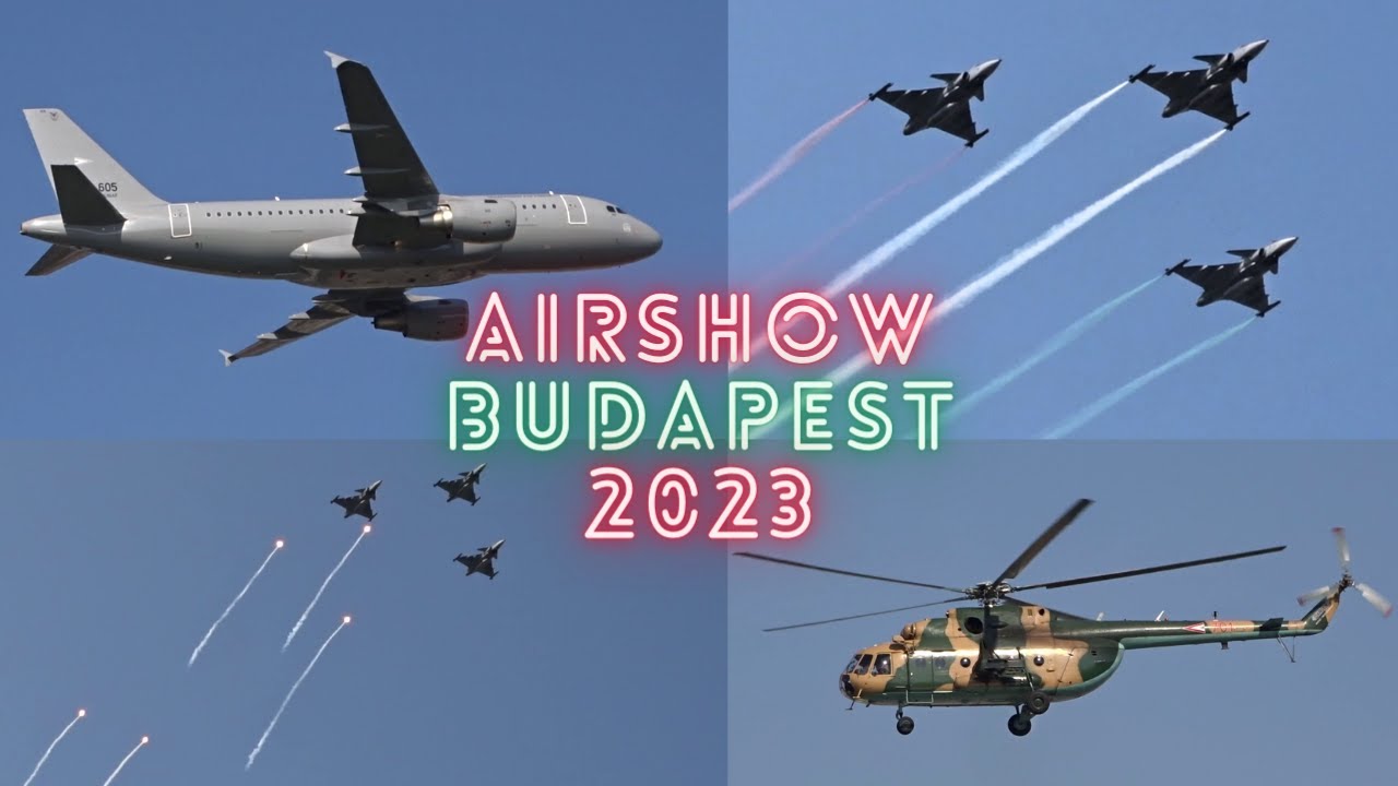 Hungarian Air Force AIRSHOW | Foundation Day 2023 Budapest | Légi Parádé Augusztus 20.