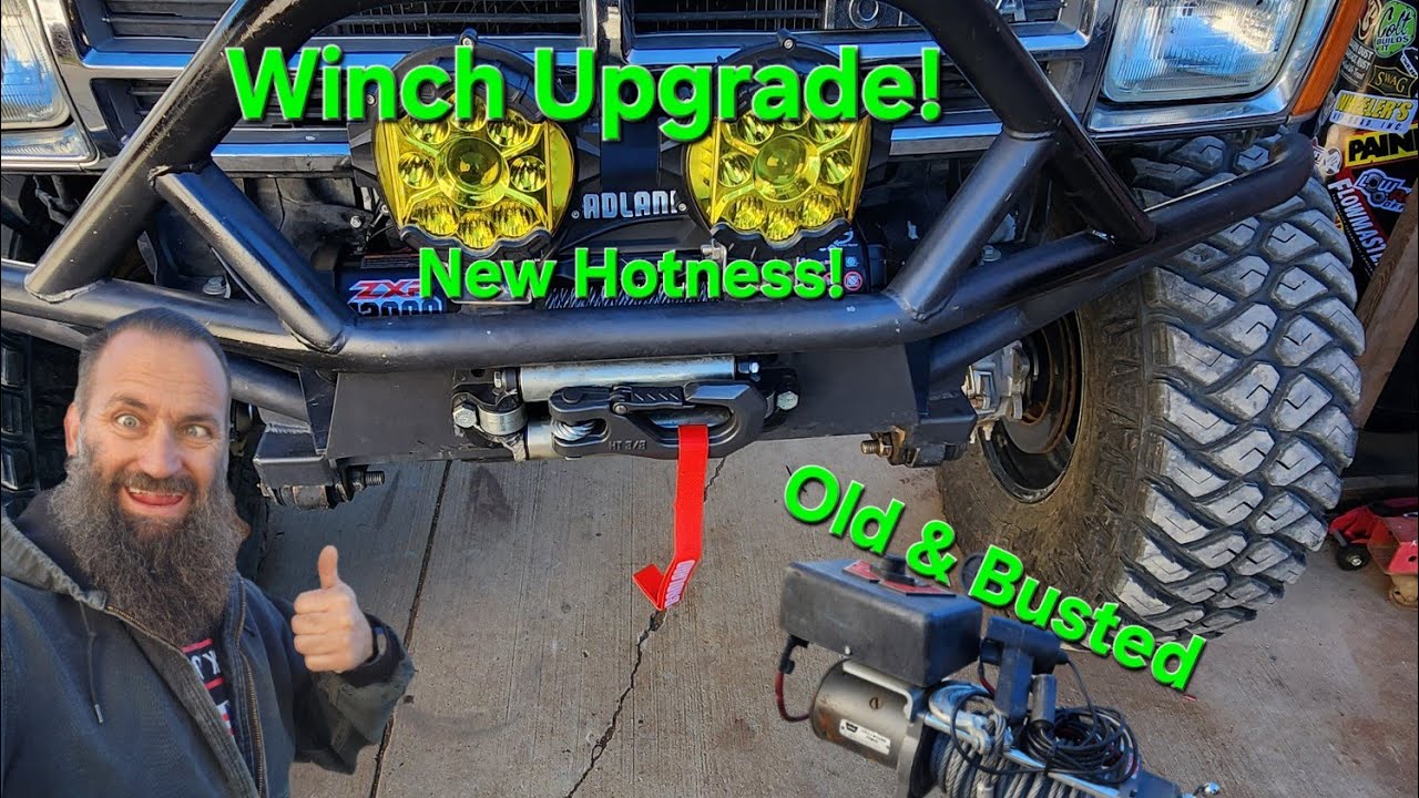 Warn M8000 Winch Gets Replaced With A Badlands ZXR 12000 