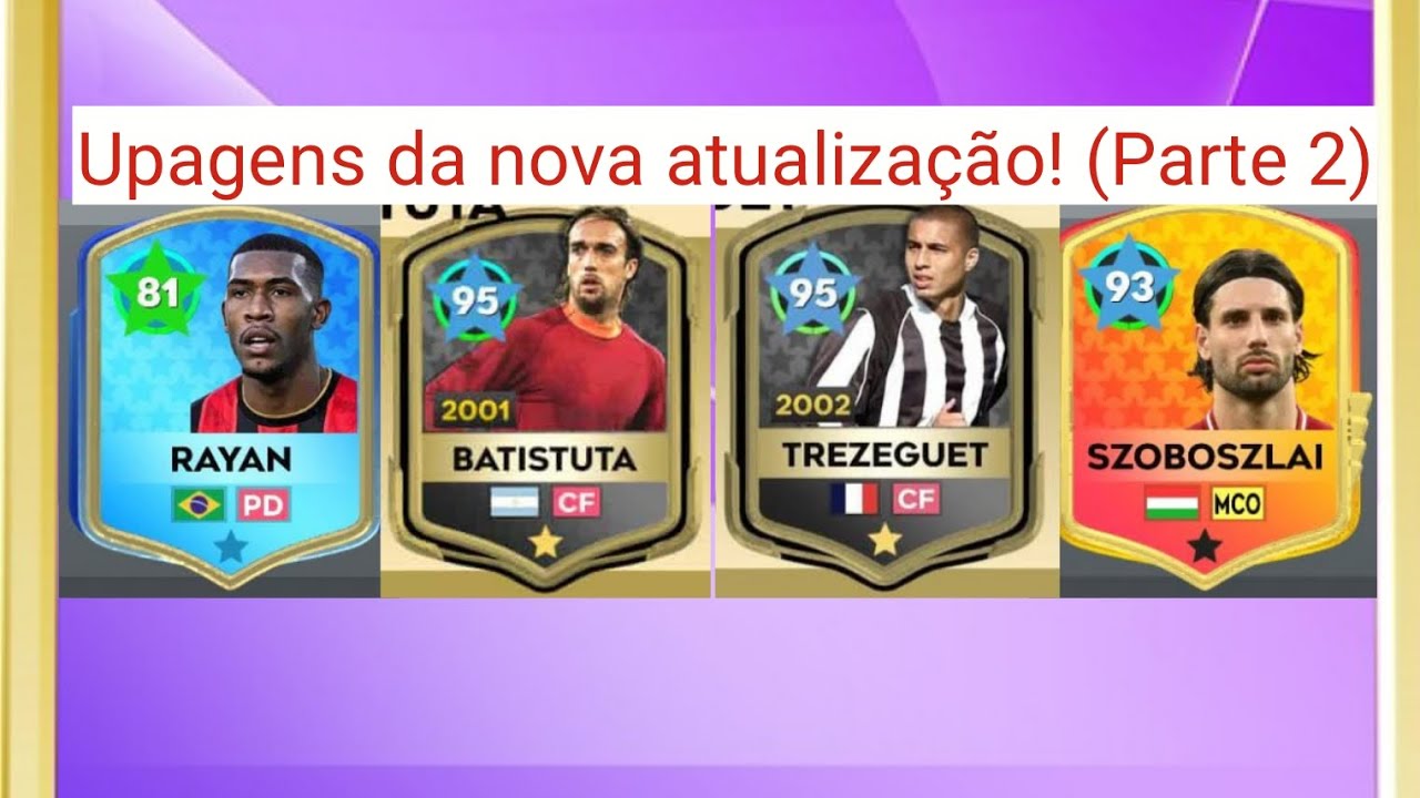 Upagens da nova atualização! (Parte 2)