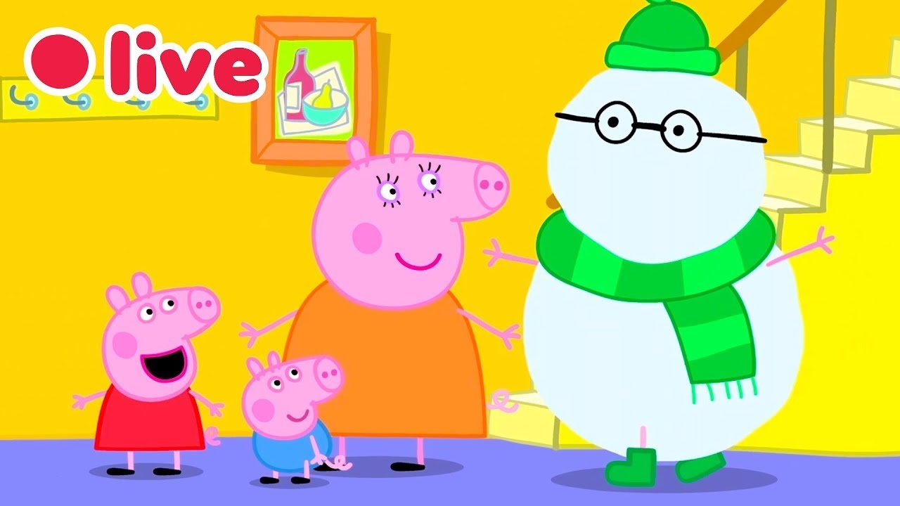 🔴 IN DIRETTA Peppa Pig 🎄 Episodi di Natale! ❄️ Divertimento d’Inverno | Peppa Pig Italiano