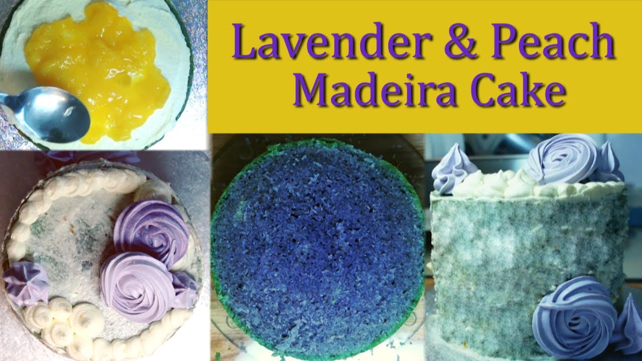 Best Lavender & Peach Madeira Cake| Indulging Food