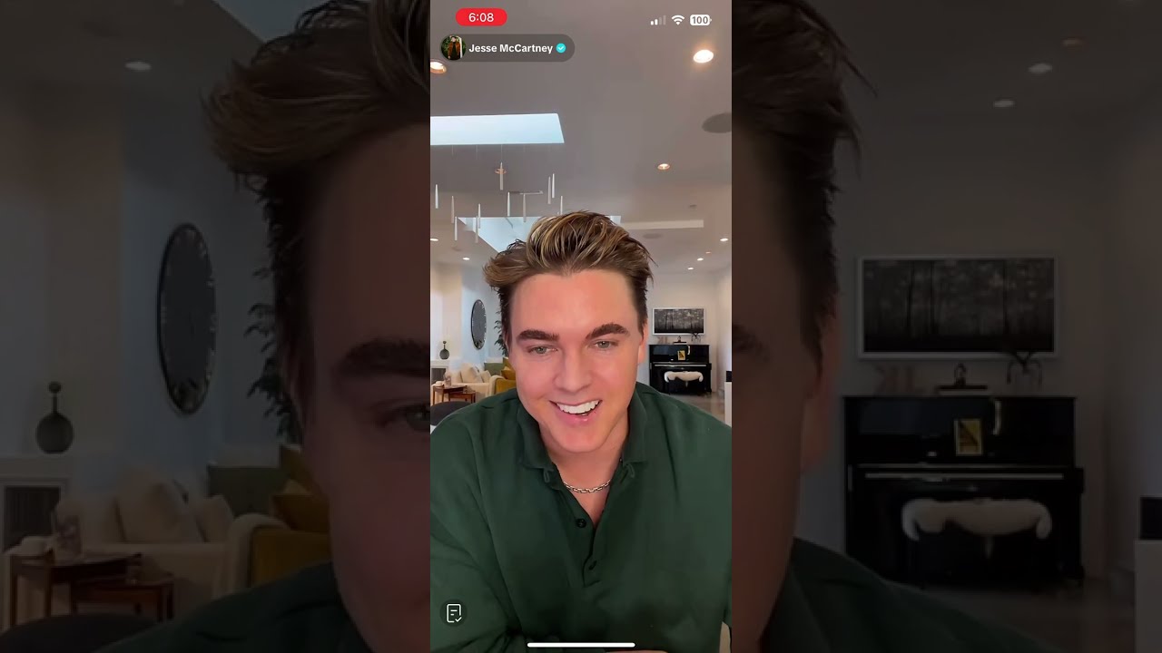 Jesse McCartney TikTok Live 1/18/24