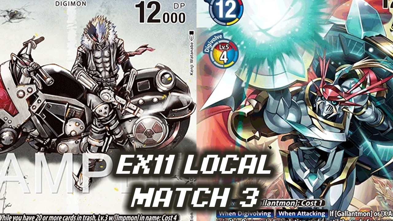 Beelzemon VS Gallantmon | EX11 Local Match 3 | Digimon TCG Osnabrick