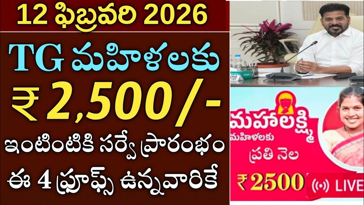 తెలంగాణ మహిళలకు అదిరిపోయే 2 శుభవార్తలు|వీరికి₹4000+2500 జమ|telengana schemes|asara pension 