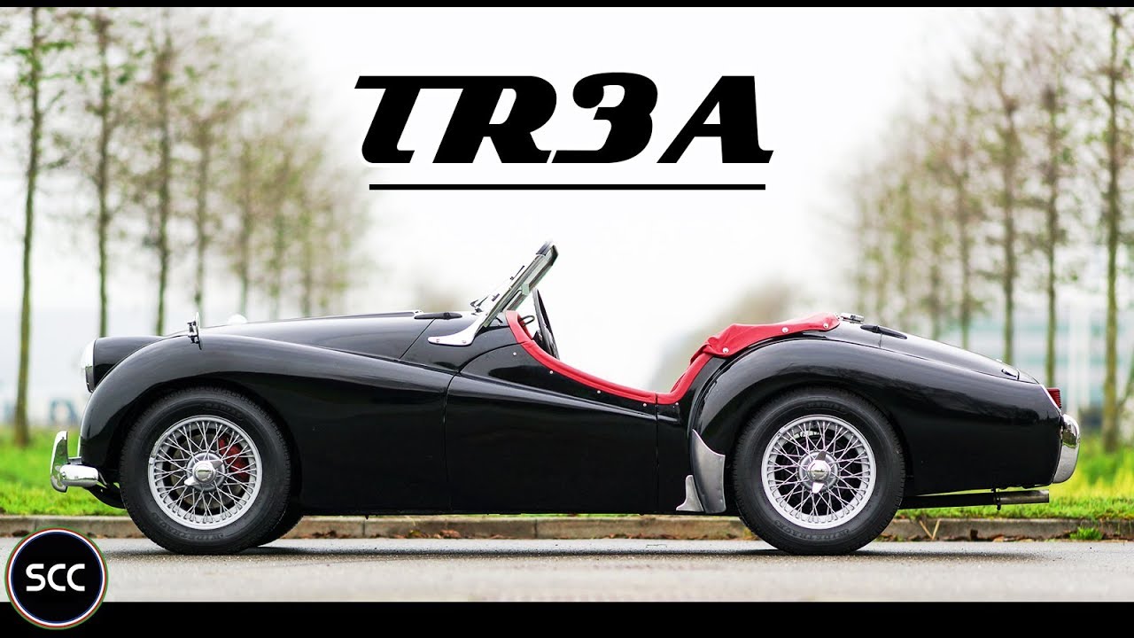 TRIUMPH TR3 A / TR3A 1960 - Test drive in top gear - Engine sound | SCC TV