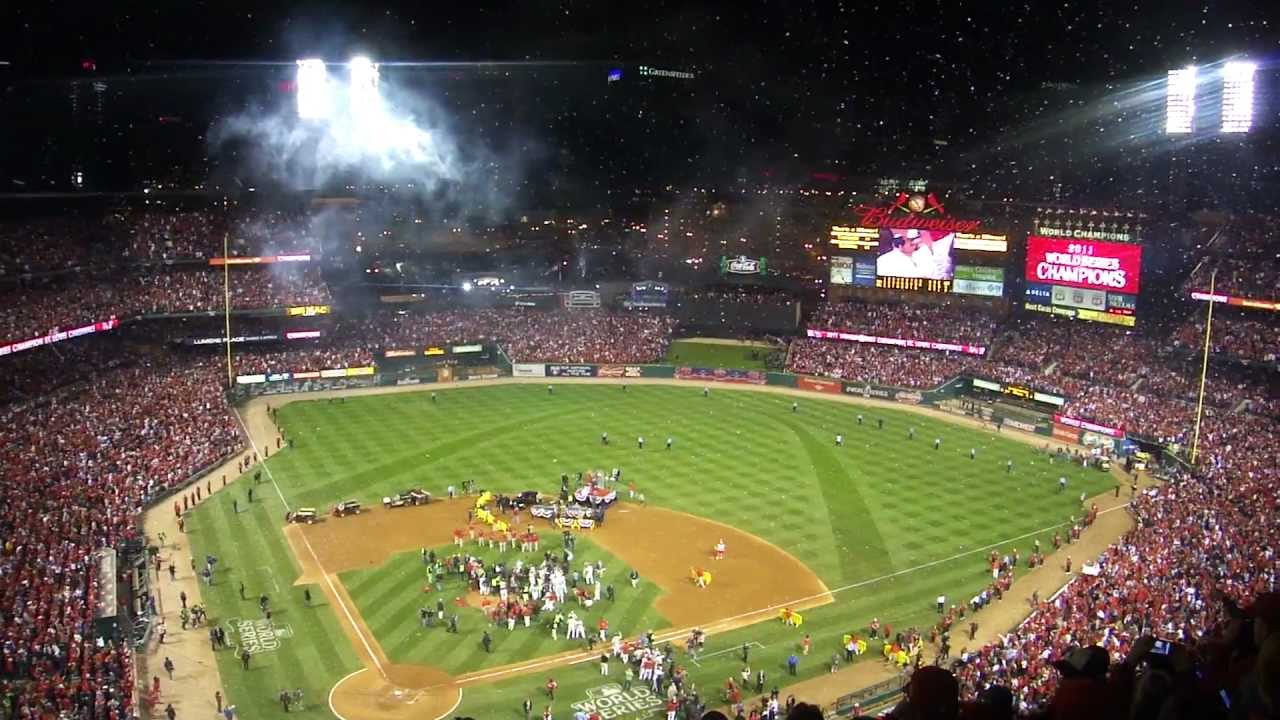 St. Louis Cardinals 2011 World Series, Game 7 - Final Out & Fireworks!!!