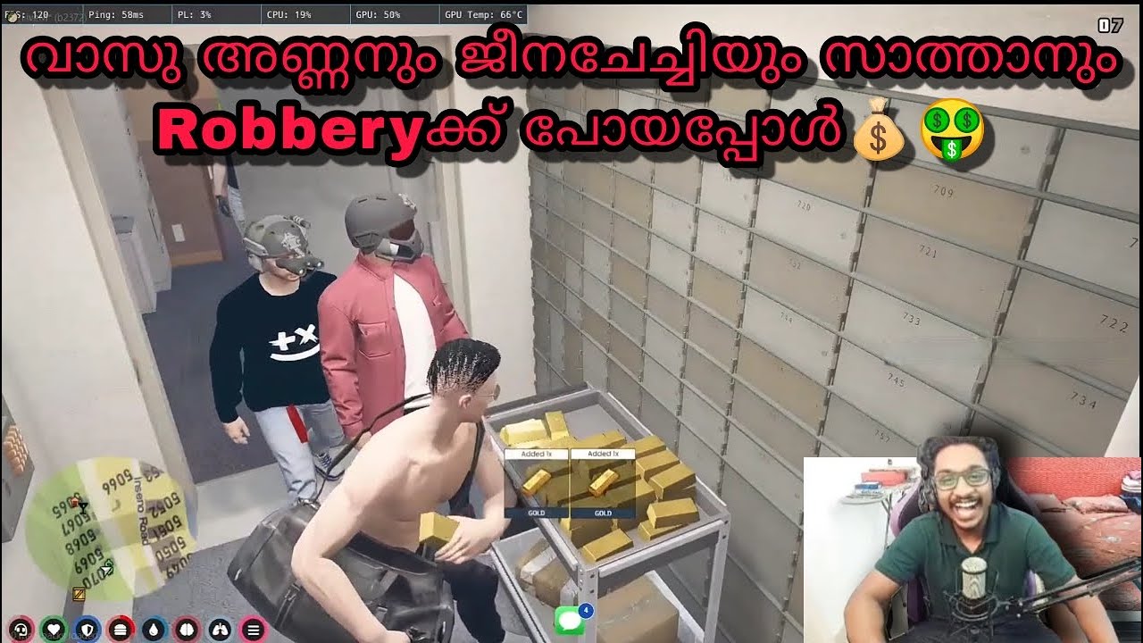 VasuAnnaനും Jeena Chechiയും Satanനും ROBBERYക്ക്  പോയപ്പോൾ🤑💰|| #eaglegaming 🦅